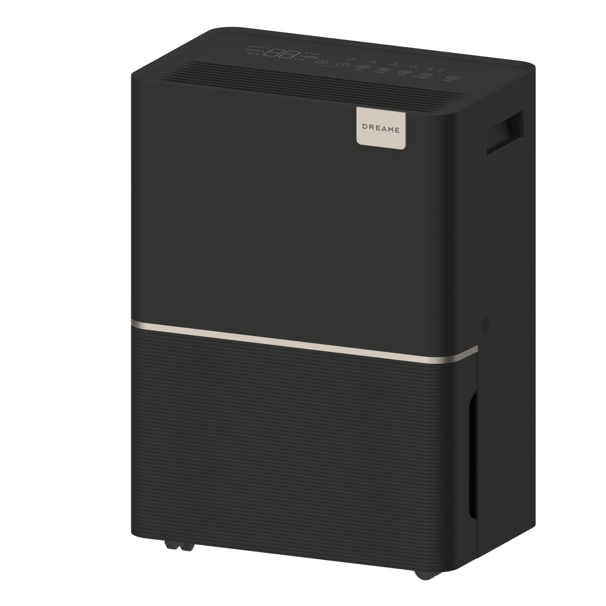 DB40 2-in-1 dehumidifier & purifier, black unit with top control panel