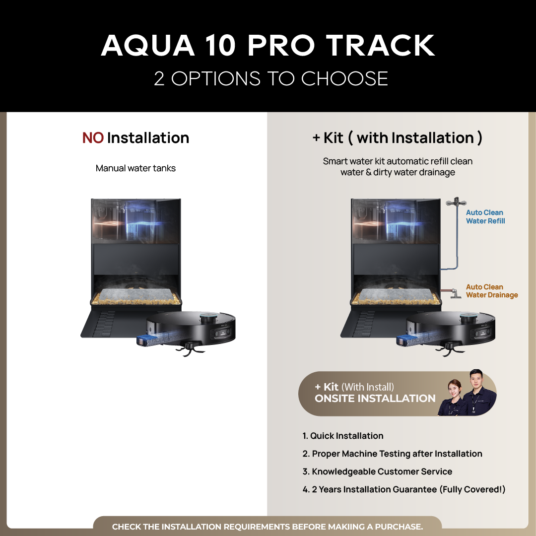 Dreame Aqua 10 Pro Track Robot Vacuum and Mop