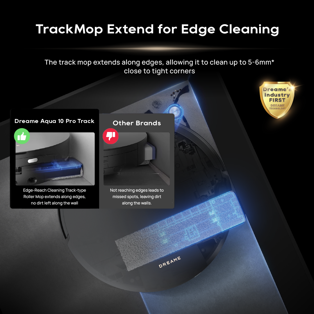 Dreame Aqua 10 Pro Track Robot Vacuum and Mop