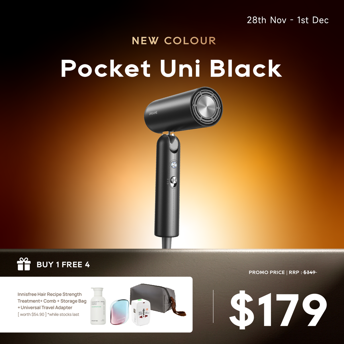 Dreame Pocket Uni Hairdryer