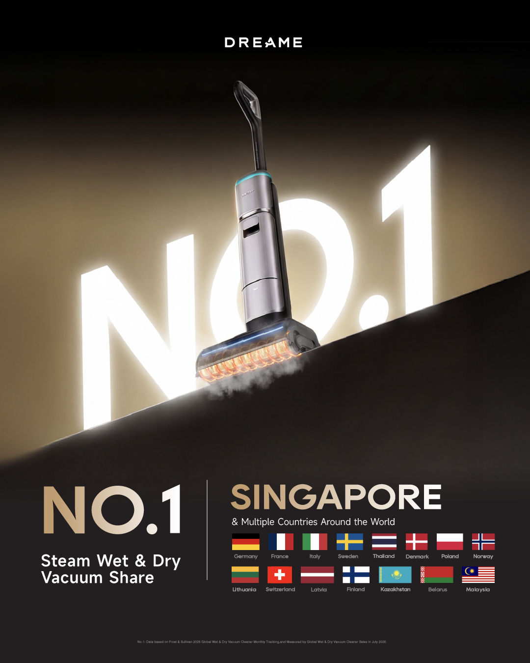 Dreame H16 Steam Wet & Dry Cordless Vacuum