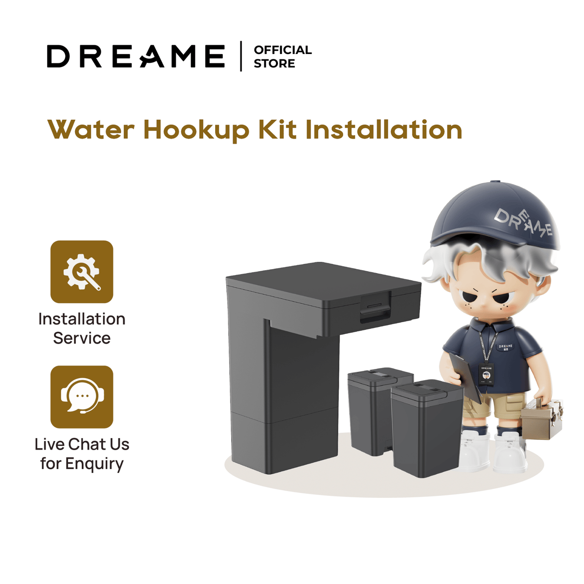 Dreame Matrix10 Ultra Water Hookup Kit Installation