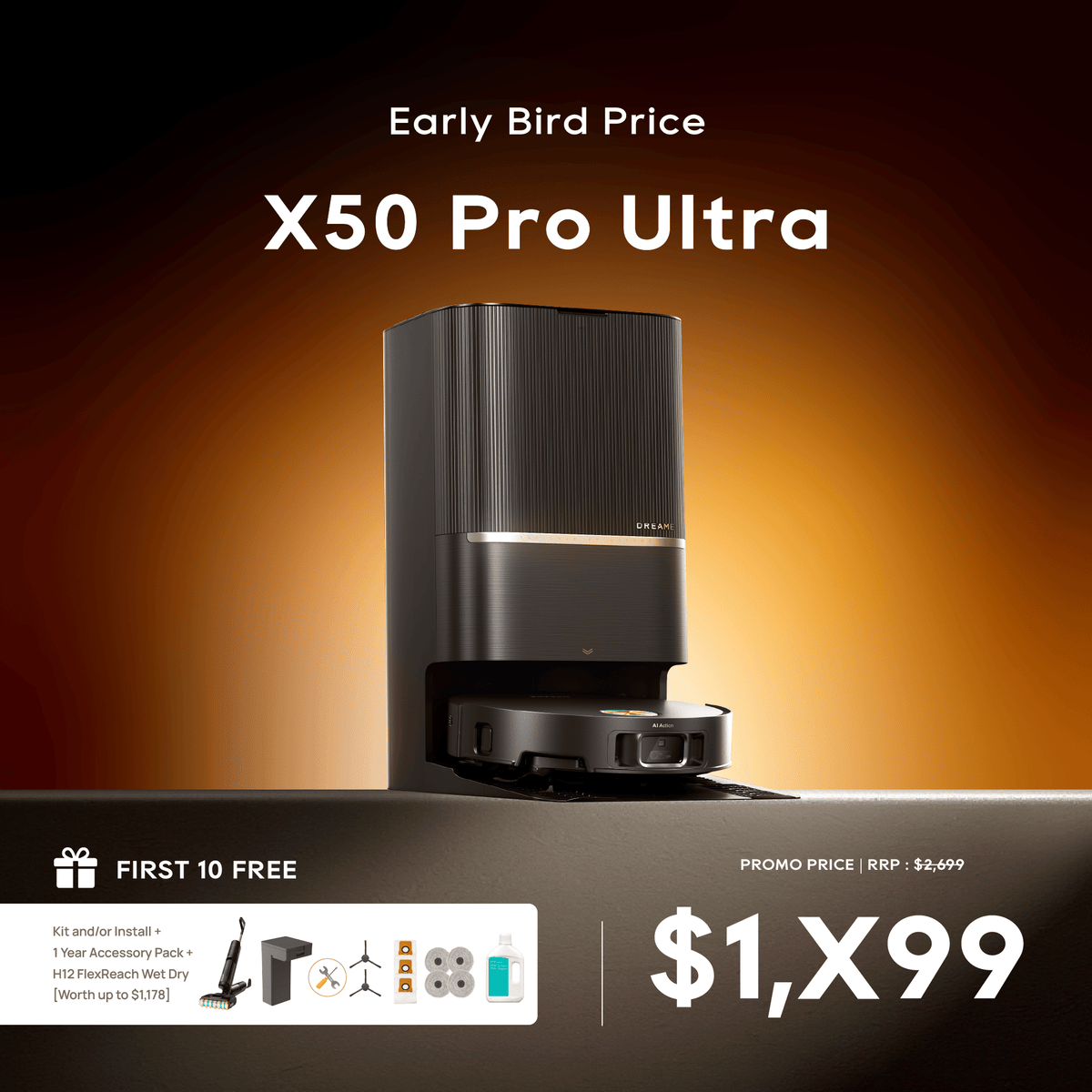 [Pre-Order] Dreame X50 Pro Ultra / Master