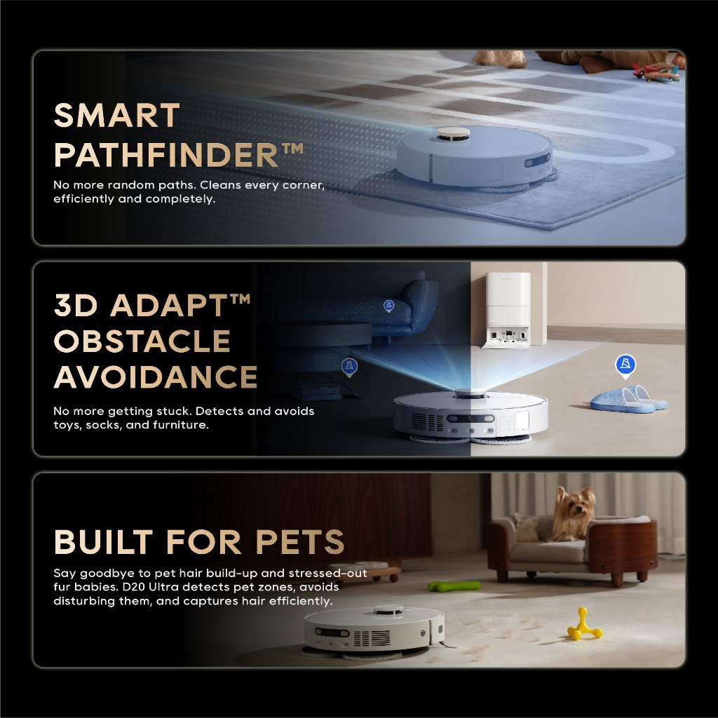 Dreame D20 Ultra Robot Vacuum and Mop