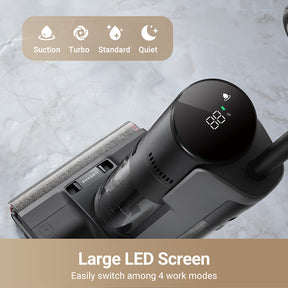 Dreame G10 Pro LED display cordless vacuum, suction mode icons