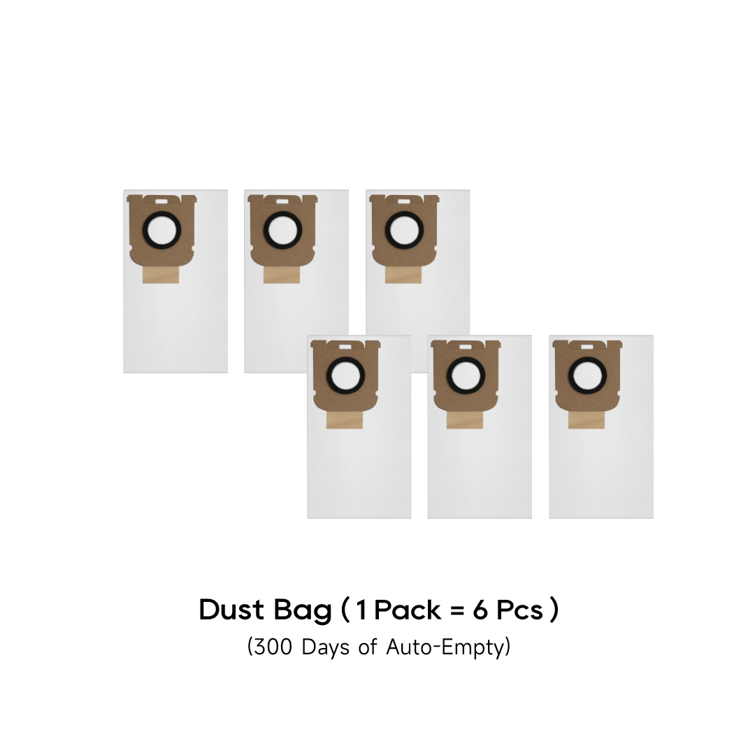 HEPA dust bag pack, 1 pack = 6 dust bags for Air Station