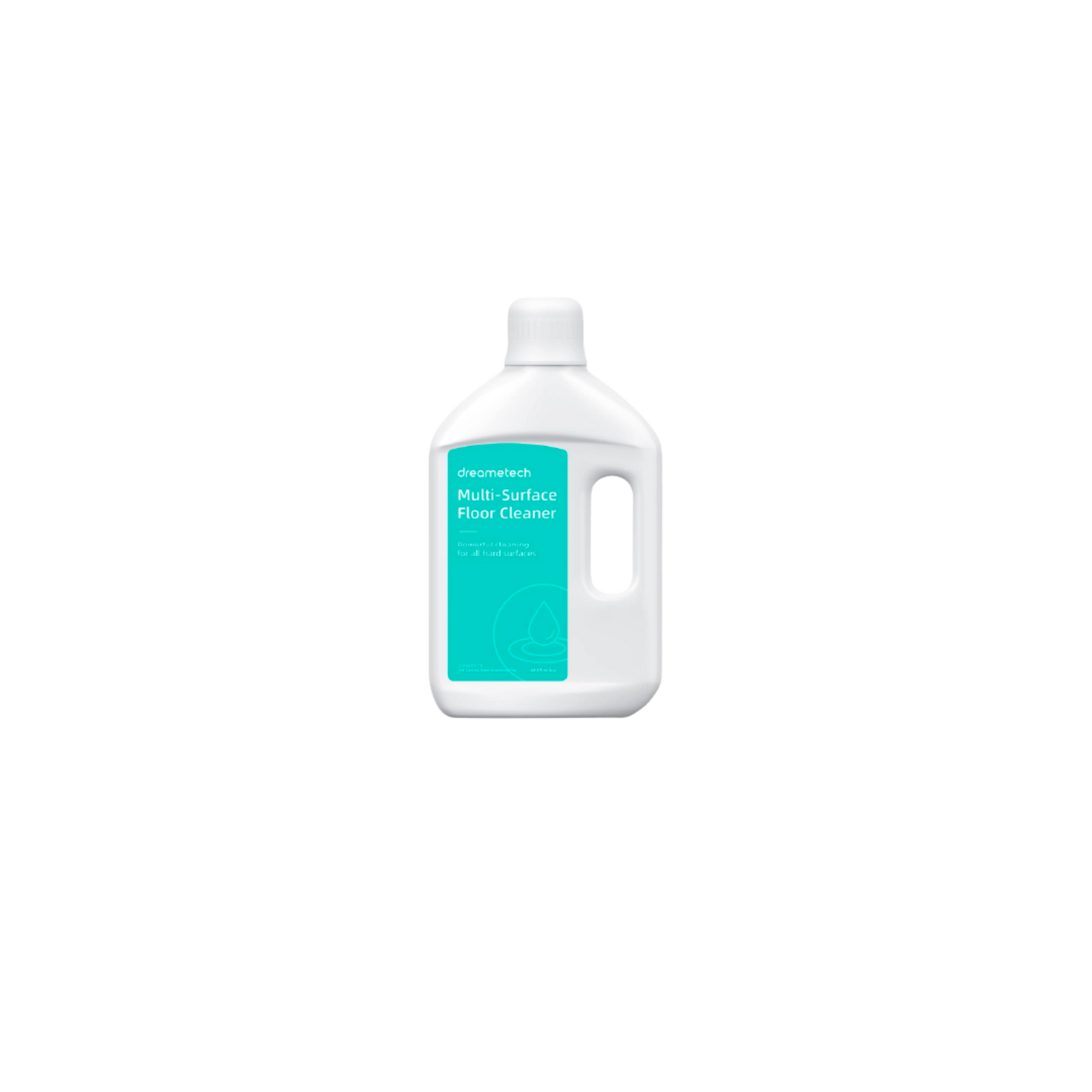 Dreame Multi-Surface Floor Cleaner bottle with teal label and handle grip