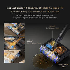 Dreame AquaCycle™ 2.0 Suction-Washing Head Attachment