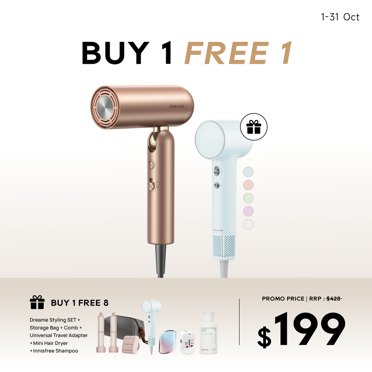 Dreame Pocket Uni Hairdryer