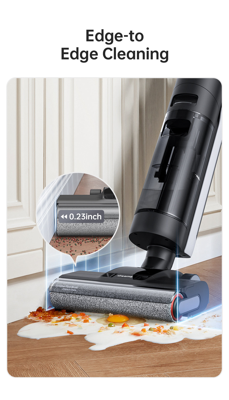 DREAME H12 Pro Wet Dry Vacuum Cleaner Wireless with Edge Cleaning
