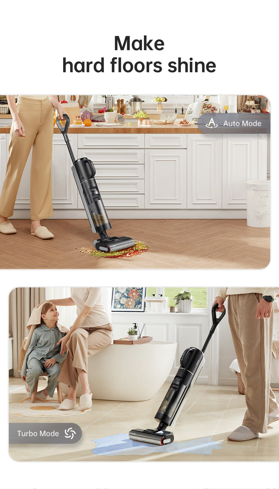 Wet and Dry Cordless vacuum cleaner Dreame H12 Dual - specialista