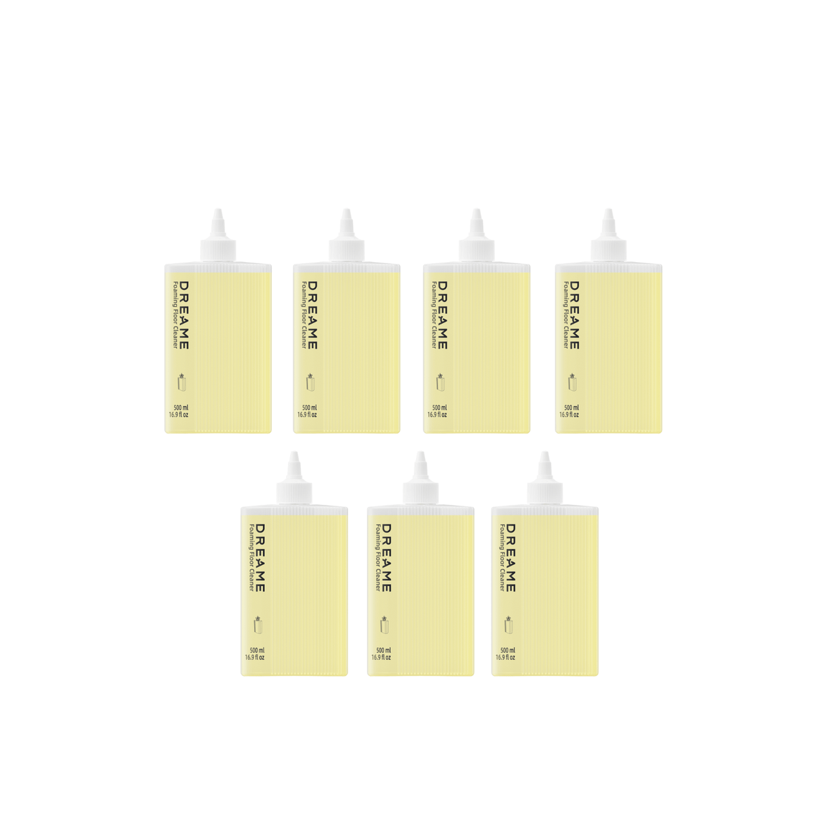 7-pack Dreame floor cleaner refill bottles with pointed nozzles, 50 ml