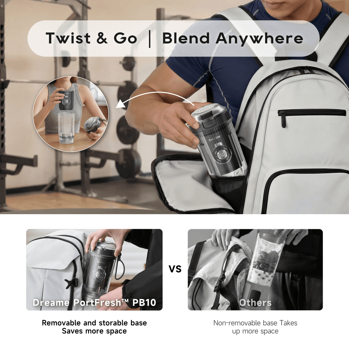 【NEW】Dreame PortFresh™ PB10 Portable Blender 120W