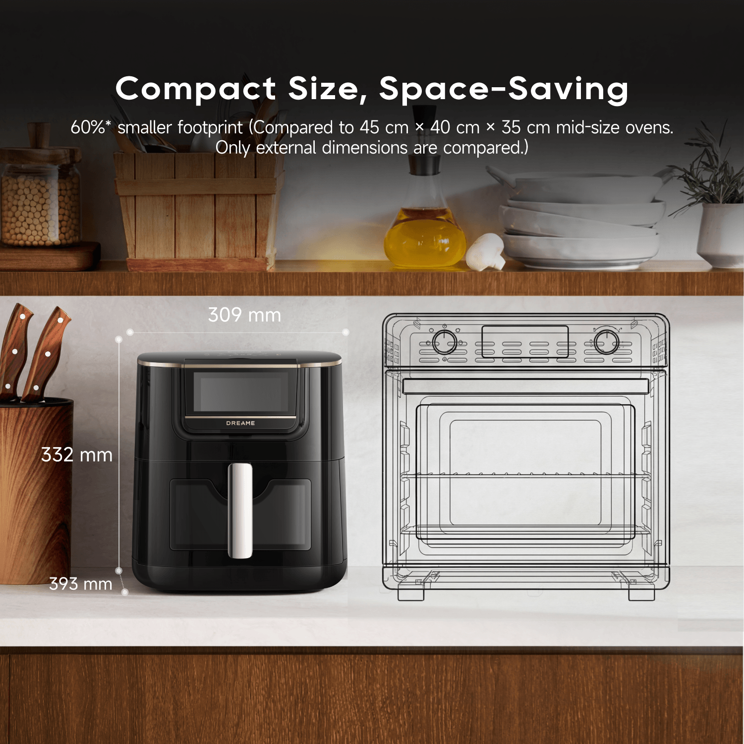 【NEW】Dreame Tasti AF30 Air Fryer 7L