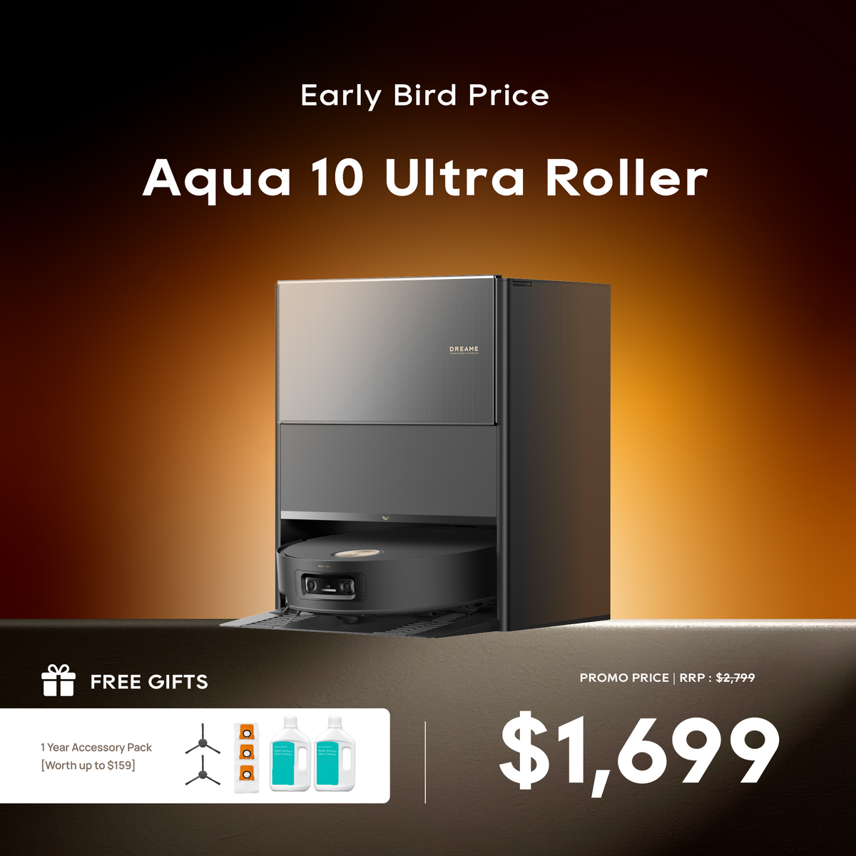 [Pre-Order] Dreame Aqua 10 Ultra Roller