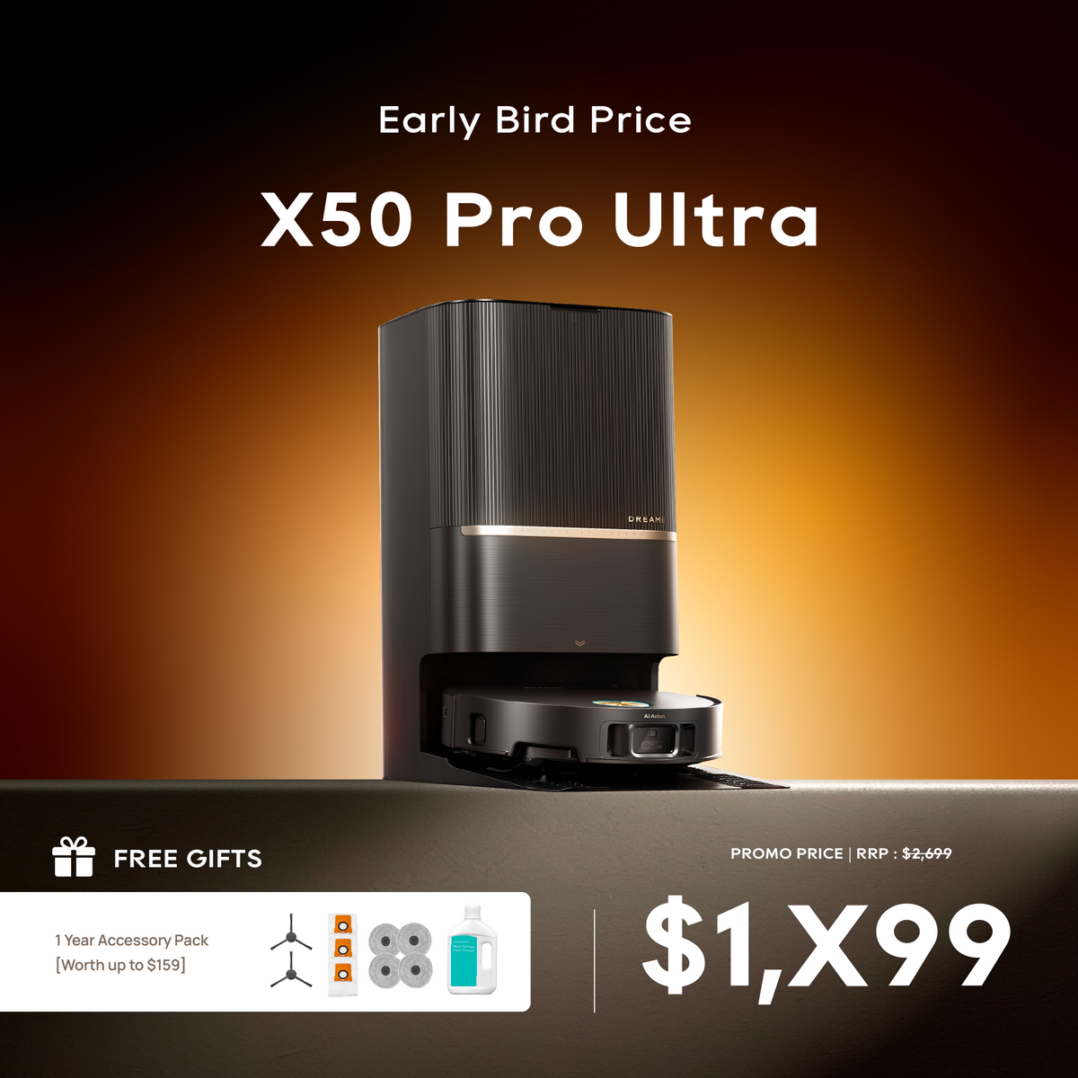 [Pre-Order] Dreame X50 Pro Ultra / Master