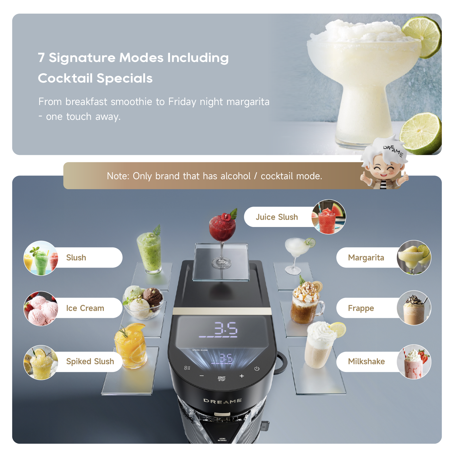 【2-in-1】 Dreame Ice Cream & Slushie & Dessert Maker - SLM60