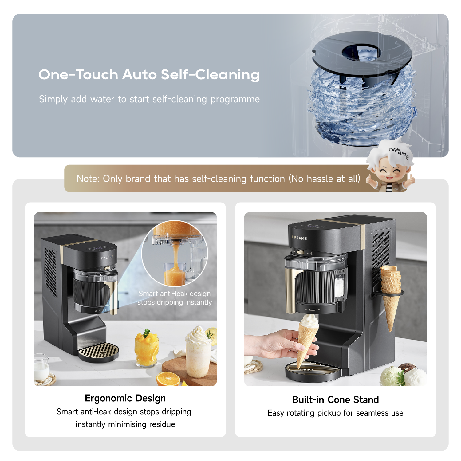 【2-in-1】 Dreame Ice Cream & Slushie & Dessert Maker - SLM60