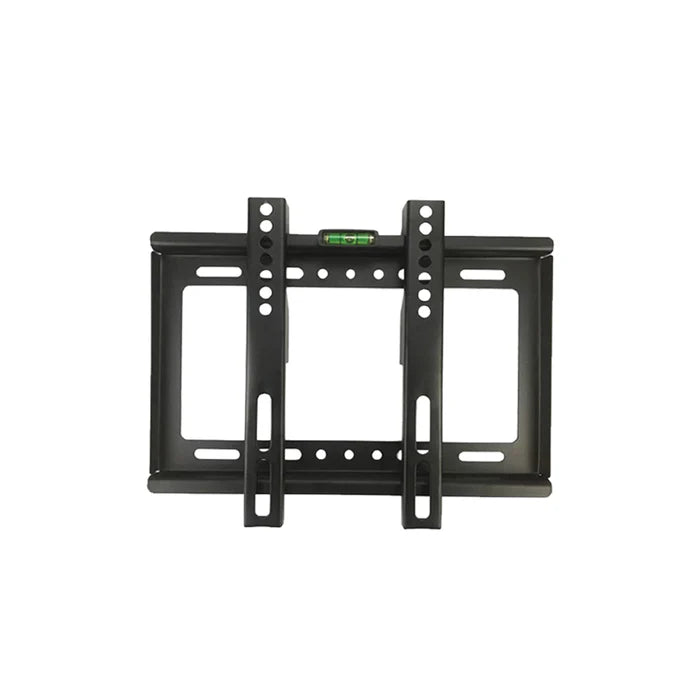 S100 TV rack wall mount bracket, black with adjustable mounting holes