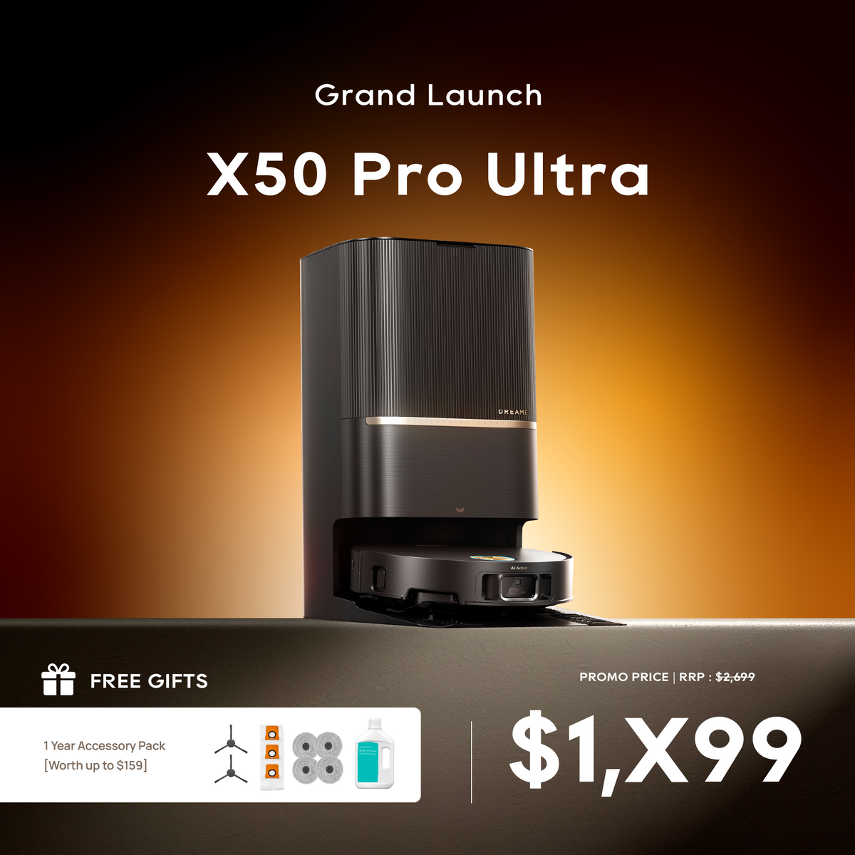 [Pre-Order] Dreame X50 Pro Ultra / Master