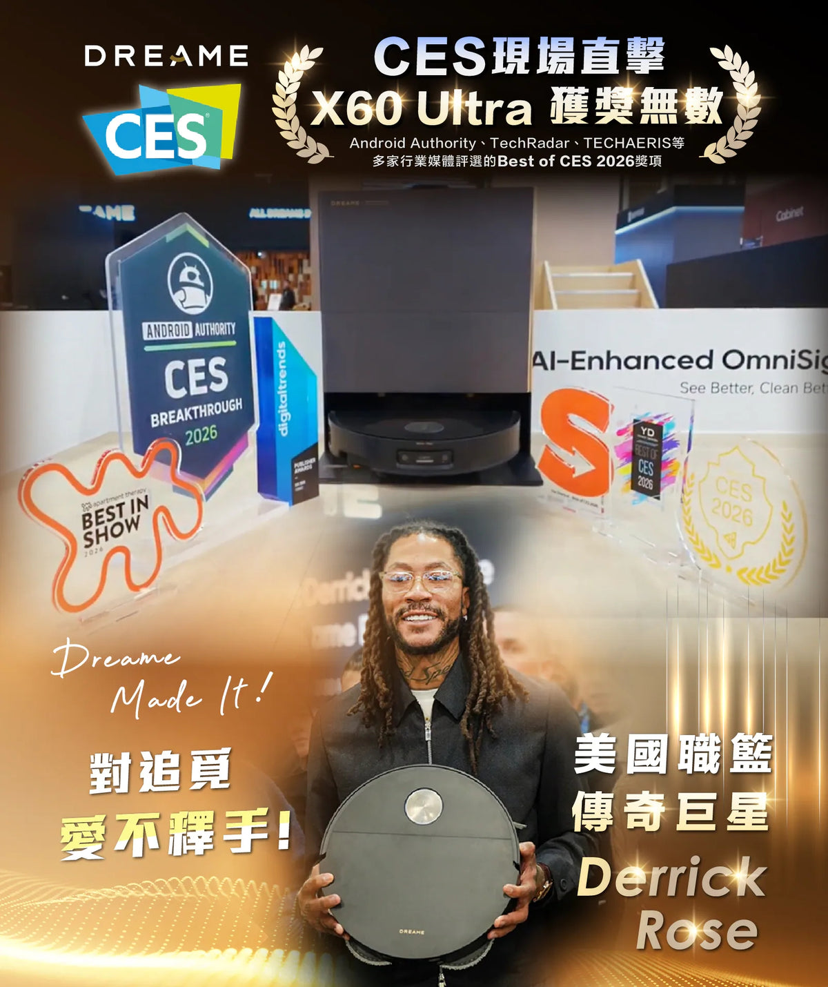 [Pre-Order] Dreame X60 Ultra / Master Robot Vacuum