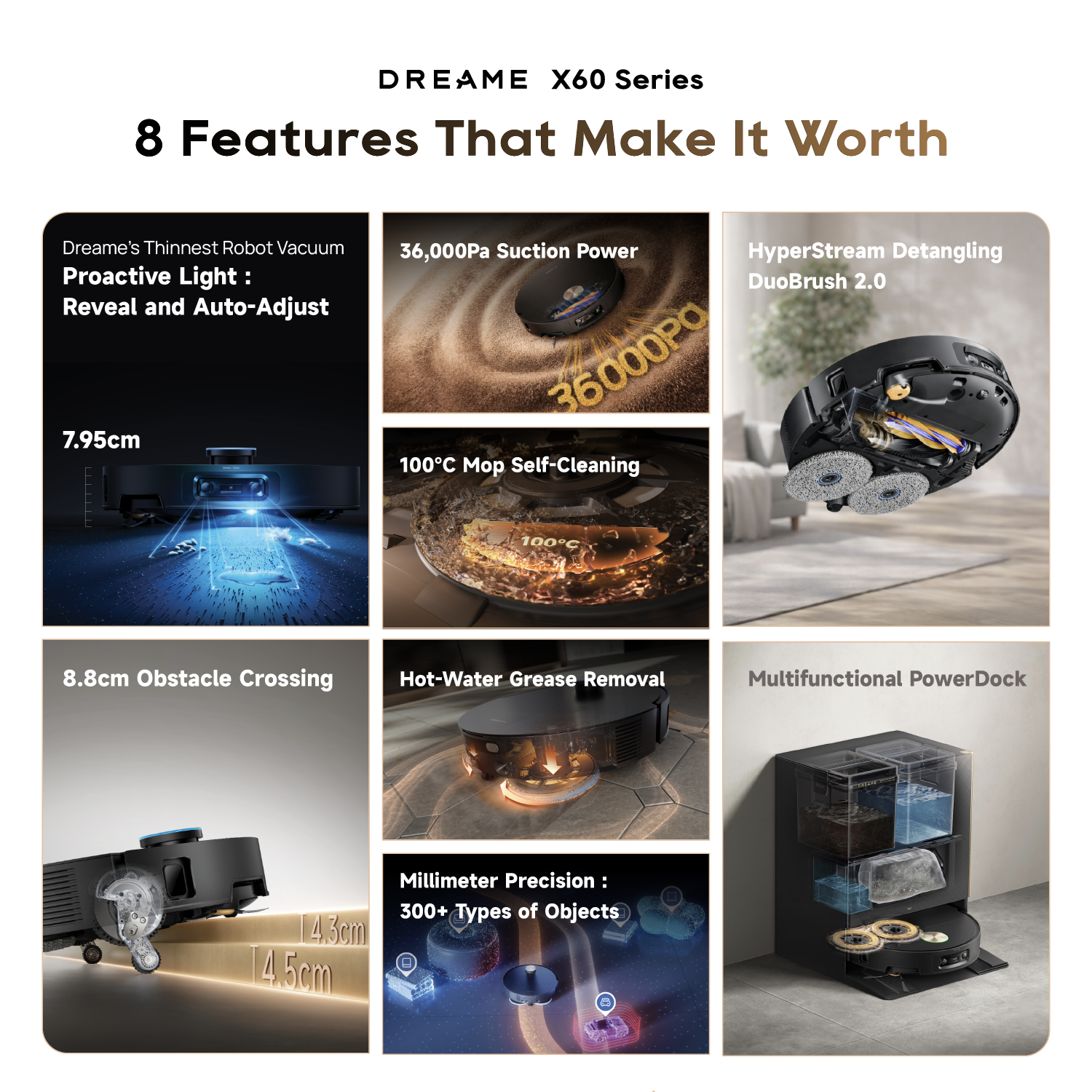 [Flagship] Dreame X60 Ultra / X60 Master Robot Vacuum & Mop