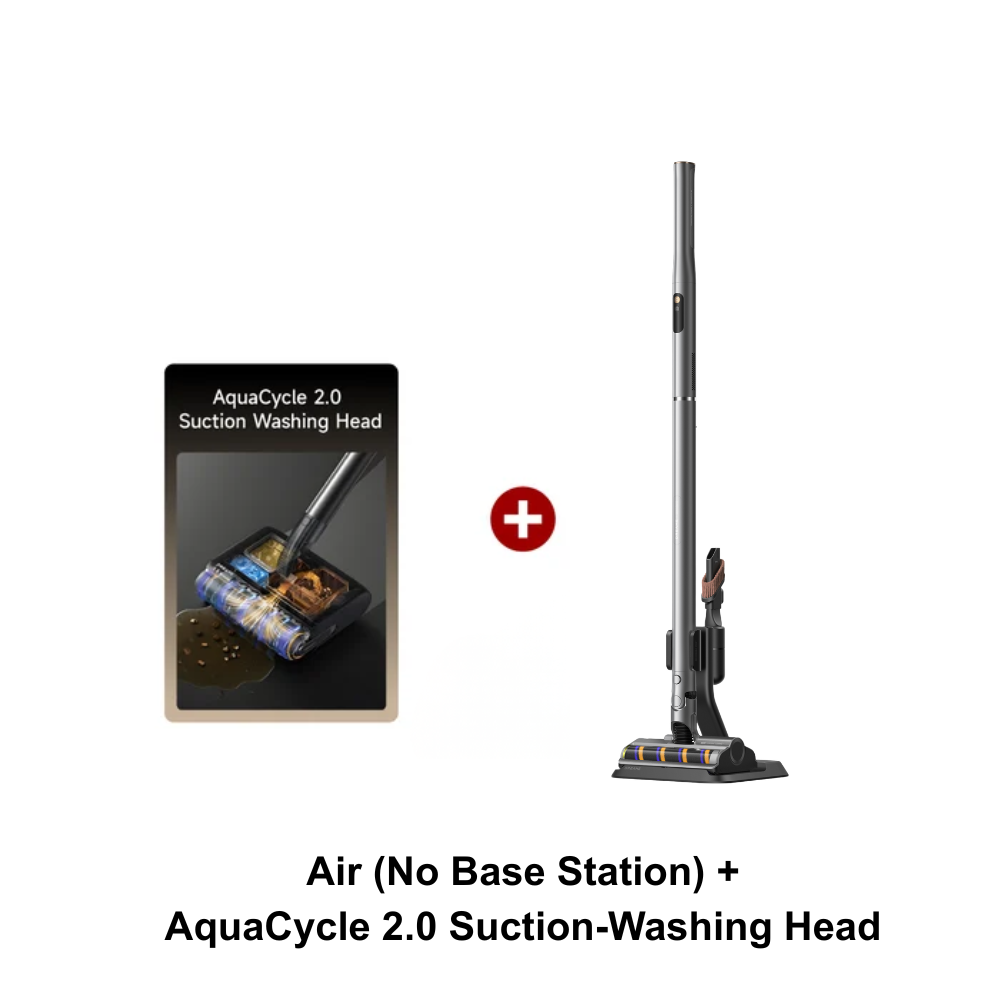 Cordless stick vacuum with AquaCycle 2.0 washing head (no base station)