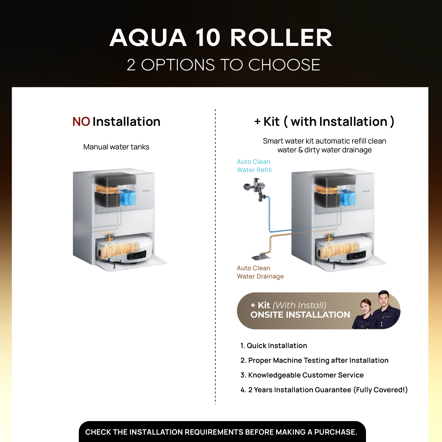 Dreame Aqua 10 Roller Robot Vacuum and Mop