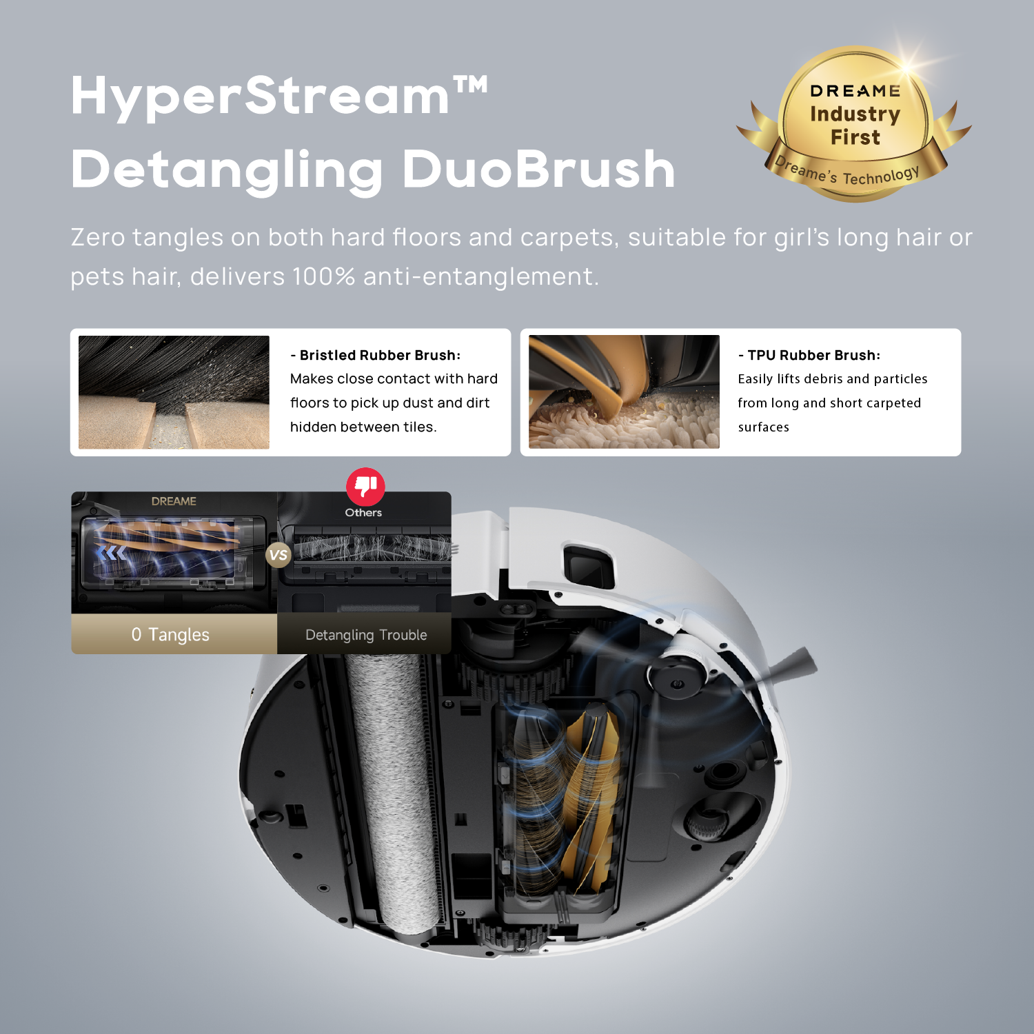 Dreame Aqua 10 Roller Robot Vacuum and Mop