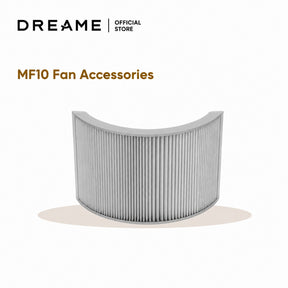 Pleated gray filter panel for MF10 fan accessory