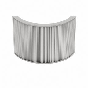 Gray pleated air filter cartridge for Dreame bladeless fan MF10