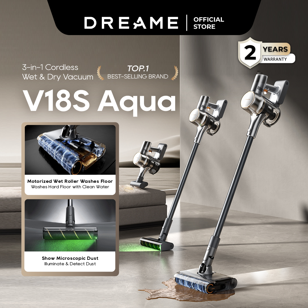 Dreame V18S Aqua Cordless Stick Wet & Dry Vacuum